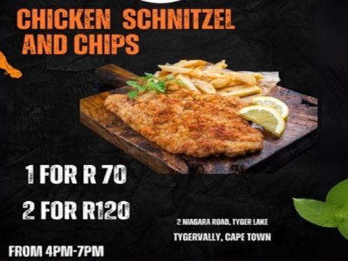 CHICKEN SCHNITZEL & CHIPS